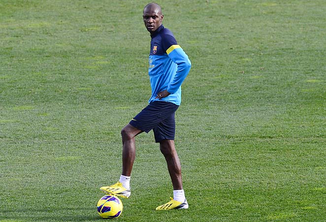 Abidal may appear in Barca line-up on Saturday