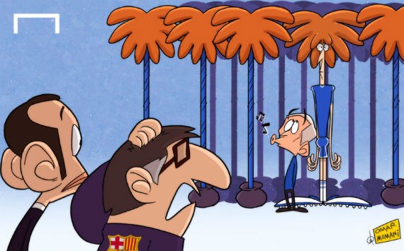 Лучшая карикатура дня. Уступит ли Жозе Моуринью «Барселоне» Давида Луиса?