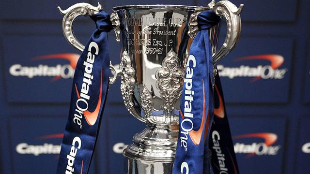 Capital One Cup fixtures. Last eight.