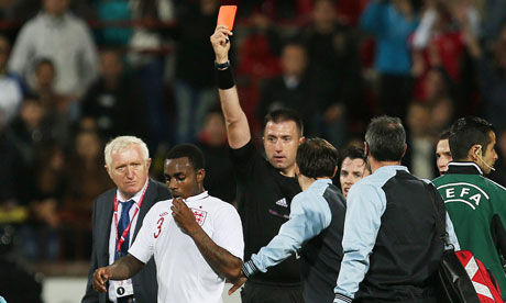 The England Under-21 team qualify for Euro 2013 facing violence