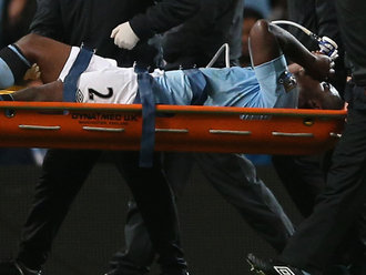 Micah Richards is sidelined because of the knee injury