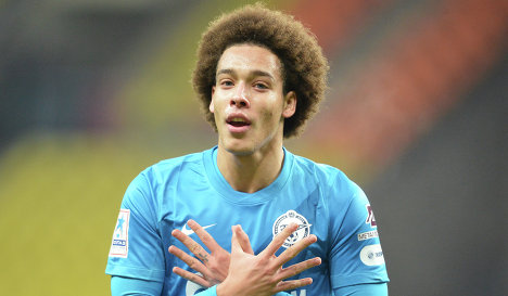 Zenit Axel Witsel flattered by PSG interest