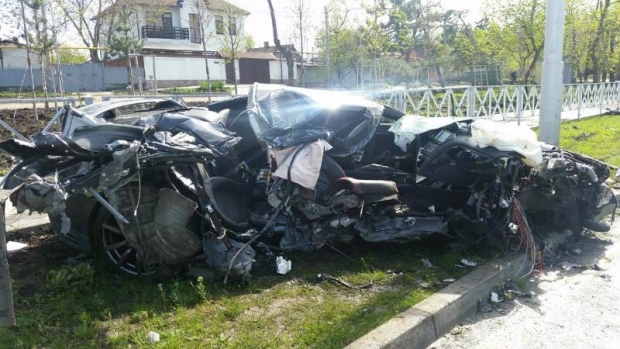 Андрей Ещенко попал в аварию